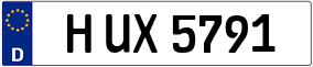 Truck License Plate